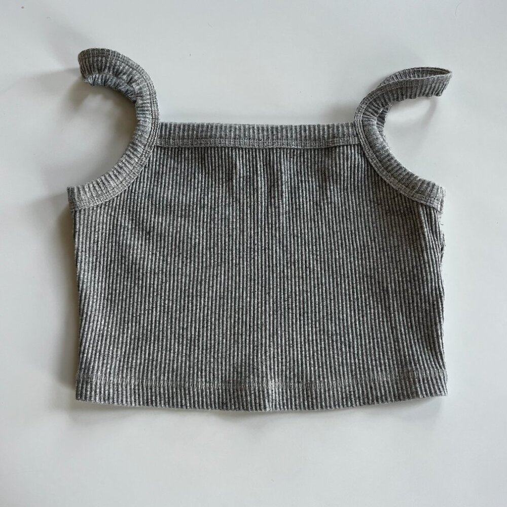 Madewell Ribbed Grey Tank